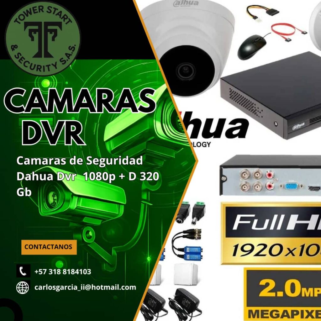 cámaras de vigilancia de domo de lápiz y DVR de grabación